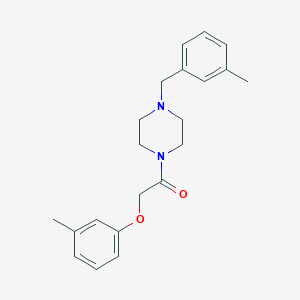 1-(3-Methylbenzyl)-4-[(3-methylphenoxy)acetyl]piperazine