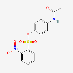 (4-Acetamidophenyl) 2-nitrobenzenesulfonate