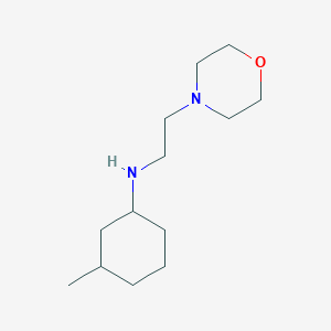 3-methyl-N-(2-morpholin-4-ylethyl)cyclohexan-1-amine