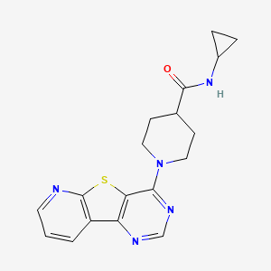 N-cyclopropyl-1-pyrido[3',2':4,5]thieno[3,2-d]pyrimidin-4-ylpiperidine-4-carboxamide