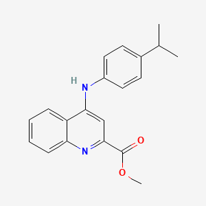 Methyl 4-{[4-(propan-2-yl)phenyl]amino}quinoline-2-carboxylate