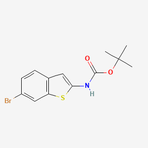 tert-butyl N-(6-bromo-1-benzothiophen-2-yl)carbamate