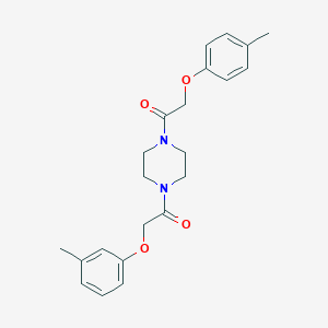 2-m-Tolyloxy-1-[4-(2-p-tolyloxy-acetyl)-piperazin-1-yl]-ethanone