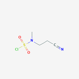 2-Cyanoethyl(methyl)sulfamoyl chloride