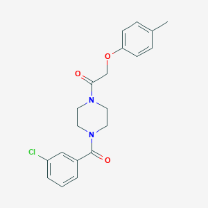 1-(3-Chlorobenzoyl)-4-[(4-methylphenoxy)acetyl]piperazine