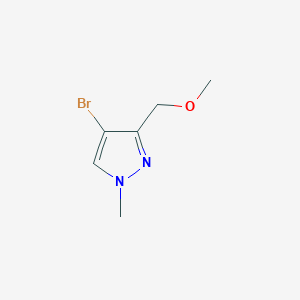 4-bromo-3-(methoxymethyl)-1-methyl-1H-pyrazole