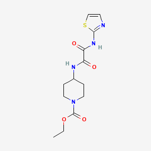 Ethyl 4-(2-oxo-2-(thiazol-2-ylamino)acetamido)piperidine-1-carboxylate