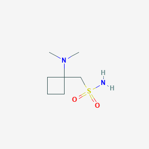 molecular formula C7H16N2O2S B2478250 [1-(Dimethylamino)cyclobutyl]methanesulfonamide CAS No. 1909319-99-8