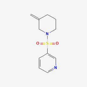 3-(3-Methylidenepiperidin-1-yl)sulfonylpyridine