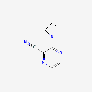 3-(Azetidin-1-yl)pyrazine-2-carbonitrile