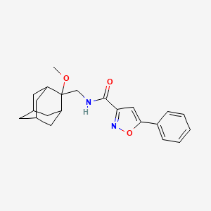 N-(((1R,3S,5r,7r)-2-methoxyadamantan-2-yl)methyl)-5-phenylisoxazole-3-carboxamide