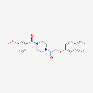 1-[4-(3-Methoxy-benzoyl)-piperazin-1-yl]-2-(naphthalen-2-yloxy)-ethanone