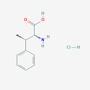 molecular formula C10H14ClNO2 B2478294 (2R,3S)-2-Amino-3-phenyl-butyric acid hydrochloride CAS No. 143282-81-9