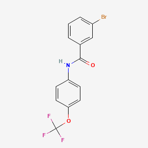 3-bromo-N-(4-(trifluoromethoxy)phenyl)benzamide