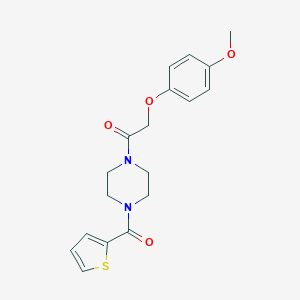 1-[(4-Methoxyphenoxy)acetyl]-4-(2-thienylcarbonyl)piperazine