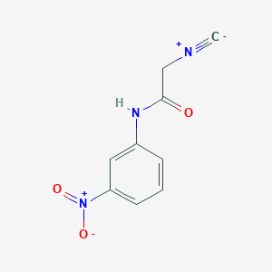 molecular formula C9H7N3O3 B2478330 2-Isocyano-N-(3-nitrophenyl)acetamide CAS No. 86521-70-2