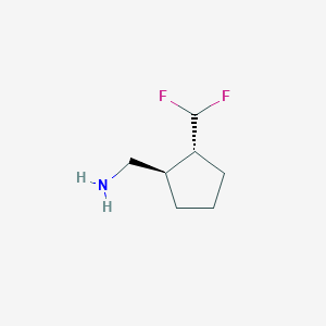 [(1R,2R)-2-(Difluoromethyl)cyclopentyl]methanamine