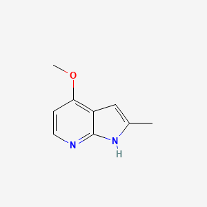 molecular formula C9H10N2O B2478370 4-methoxy-2-methyl-1H-pyrrolo[2,3-b]pyridine CAS No. 307951-52-6