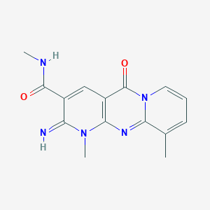 2-imino-N,1,10-trimethyl-5-oxo-2,5-dihydro-1H-dipyrido[1,2-a:2',3'-d]pyrimidine-3-carboxamide