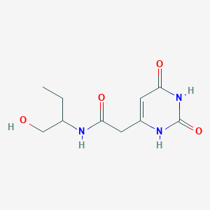 molecular formula C10H15N3O4 B2478436 2-(2,6-二氧代-1,2,3,6-四氢嘧啶-4-基)-N-(1-羟基丁-2-基)乙酰胺 CAS No. 868228-75-5