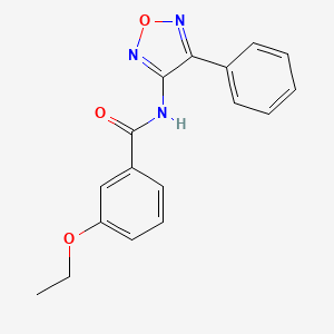 3-ethoxy-N-(4-phenyl-1,2,5-oxadiazol-3-yl)benzamide