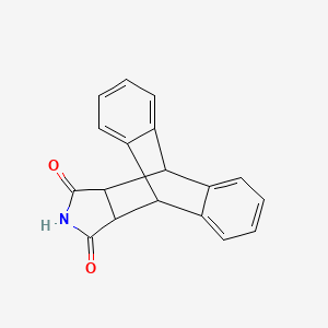 molecular formula C18H13NO2 B2478472 9,10-Dihydro-9,10-ethanoanthracene-11,12-dicarboximide CAS No. 5721-34-6