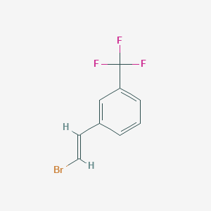 molecular formula C9H6BrF3 B2478486 (E)-β-溴-3-(三氟甲基)苯乙烯 CAS No. 114092-59-0