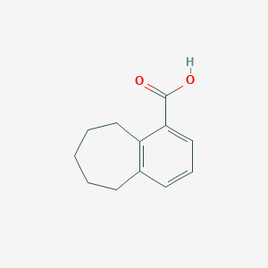 molecular formula C12H14O2 B2478491 6,7,8,9-四氢-5H-苯并[7]环庚烯-1-羧酸 CAS No. 4087-43-8