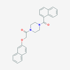 1-(1-Naphthoyl)-4-[(2-naphthyloxy)acetyl]piperazine