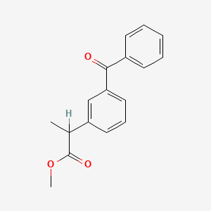 molecular formula C17H16O3 B2478500 Ketoprofen methyl ester CAS No. 47087-07-0; 84688-29-9