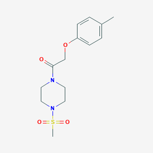 1-[(4-Methylphenoxy)acetyl]-4-(methylsulfonyl)piperazine
