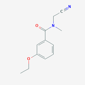 molecular formula C12H14N2O2 B2478517 N-(cyanomethyl)-3-ethoxy-N-methylbenzamide CAS No. 1311719-31-9