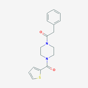 1-(Phenylacetyl)-4-(2-thienylcarbonyl)piperazine