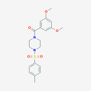 1-(3,5-Dimethoxybenzoyl)-4-[(4-methylphenyl)sulfonyl]piperazine