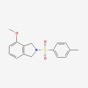 molecular formula C16H17NO3S B2478531 4-甲氧基-2-甲苯磺酰基异吲哚啉 CAS No. 1025424-03-6