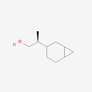 molecular formula C10H18O B2478565 (2S)-2-(3-Bicyclo[4.1.0]heptanyl)propan-1-ol CAS No. 2248219-53-4