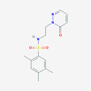 2,4,5-trimethyl-N-(2-(6-oxopyridazin-1(6H)-yl)ethyl)benzenesulfonamide