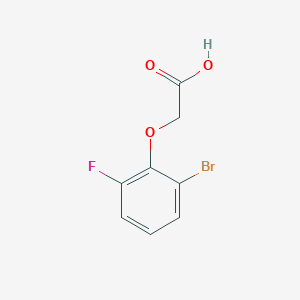 molecular formula C8H6BrFO3 B2478613 2-Bromo-6-fluorophenoxyacetic acid CAS No. 1782905-40-1