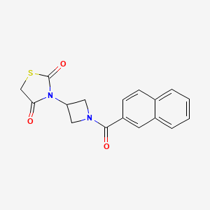 3-(1-(2-Naphthoyl)azetidin-3-yl)thiazolidine-2,4-dione
