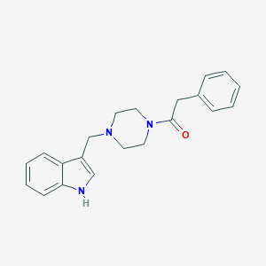 1-[4-(1H-indol-3-ylmethyl)piperazin-1-yl]-2-phenylethanone