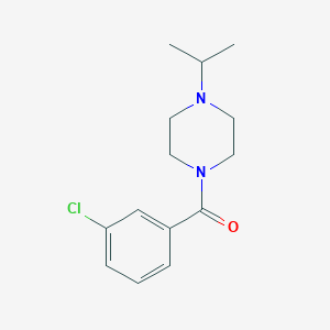 molecular formula C14H19ClN2O B247870 1-(3-Chlorobenzoyl)-4-isopropylpiperazine 