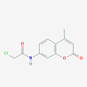 molecular formula C12H10ClNO3 B2478715 2-chloro-N-(4-methyl-2-oxo-2H-chromen-7-yl)acetamide CAS No. 79925-67-0