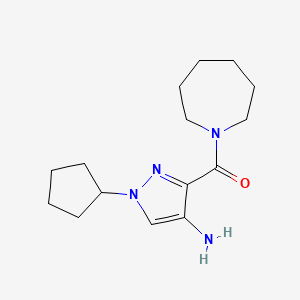 3-(Azepan-1-ylcarbonyl)-1-cyclopentyl-1H-pyrazol-4-amine