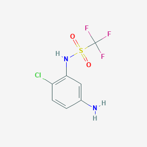 N-(5-Amino-2-chlorophenyl)-1,1,1-trifluoromethanesulfonamide