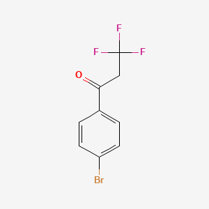 molecular formula C9H6BrF3O B2478771 1-(4-Bromophenyl)-3,3,3-trifluoropropan-1-one CAS No. 13541-18-9