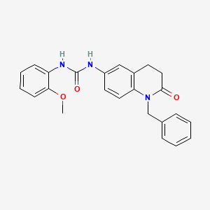 1-(1-Benzyl-2-oxo-1,2,3,4-tetrahydroquinolin-6-yl)-3-(2-methoxyphenyl)urea