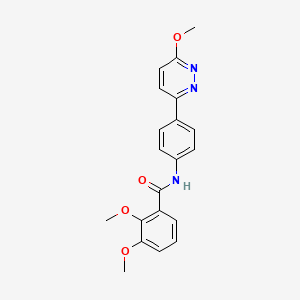 molecular formula C20H19N3O4 B2478801 2,3-二甲氧基-N-(4-(6-甲氧基嘧啶并[3,4-d]嘧啶-3-基)苯基)苯甲酰胺 CAS No. 941983-54-6
