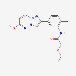 molecular formula C18H20N4O3 B2478806 2-ethoxy-N-(5-(6-methoxyimidazo[1,2-b]pyridazin-2-yl)-2-methylphenyl)acetamide CAS No. 946268-21-9
