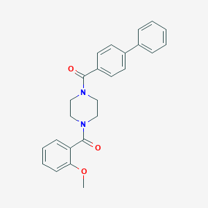 Biphenyl-4-yl{4-[(2-methoxyphenyl)carbonyl]piperazin-1-yl}methanone