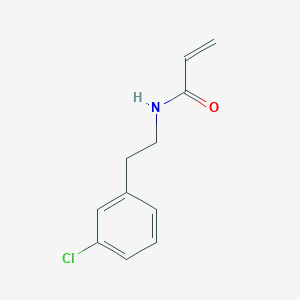 molecular formula C11H12ClNO B2478855 N-[2-(3-chlorophenyl)ethyl]prop-2-enamide CAS No. 1156158-78-9